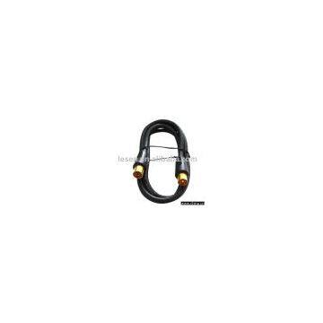 TV cable -9.5mm Plug to 9.5mm Jack (3C - 2V)