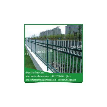 Galvanized steel pipe fence Ornamental wrought iron fence used