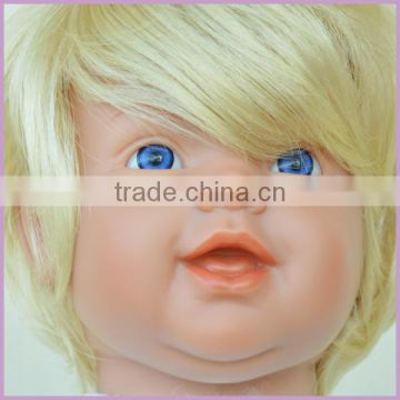 COOL soft vinyl reborn doll kits/with blonde hair reborn baby dolls silicone newborn/life size newborn baby doll