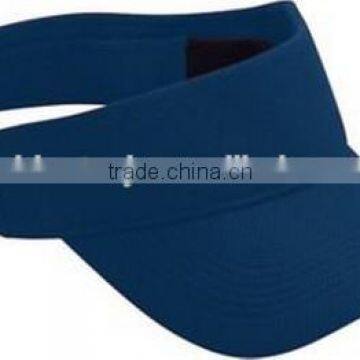 plain cotton sports visor