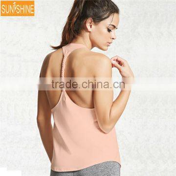 OEM Womens Yoga Tank Tops Gym Athletic Shirts Clothes Running Cami Vest photo-2