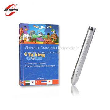 ISO9001 Factory Smart Talking Pen Travelling Digital Reading Machine Portable Electronic Audio Pen Language Learning Toy