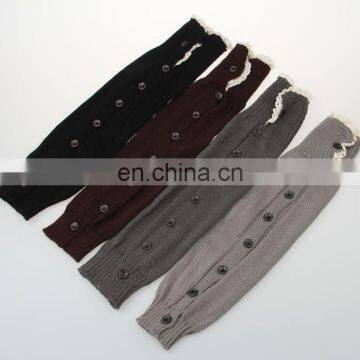 Lace Sock Warm Knitted Leggings photo-3