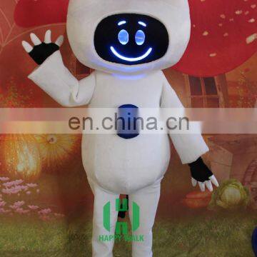 New arrival!!HI CE vivid LED mascot costume,funny cartoon costume for adults to walk