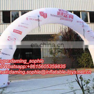 Outdoors Advertising Inflatable Arch with Free Logos Printing