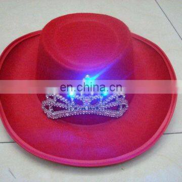 LED Christmas cowboy hat P-H103