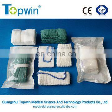 surgical sterile or non-sterile unwashed lap sponges