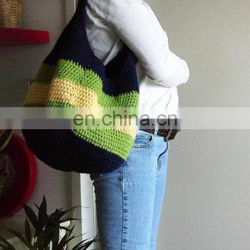 Colorful Girl's Crochet Bags Or Crochet Bag, Market Bag, Beach Bag, Tote Bag
