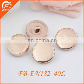 large size rose gold plastic button for garment