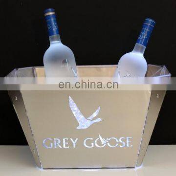 led lighted up vodka bottle Ice Bucket