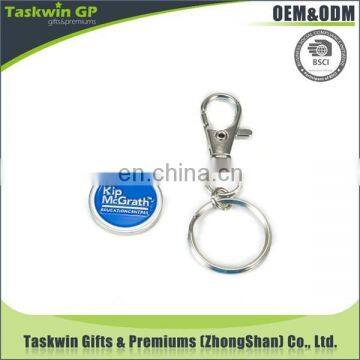 Promotion Custom Trolley Coin Keyring Shopping Trolley Coin Keyring Cheapest Trolley Token Coin Keyring