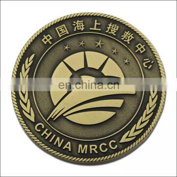 Custom metal coins round souvenir coins wholesale