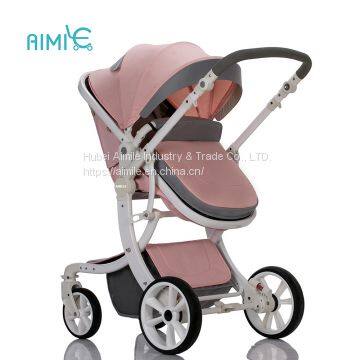 Classic high-view folding baby stroller