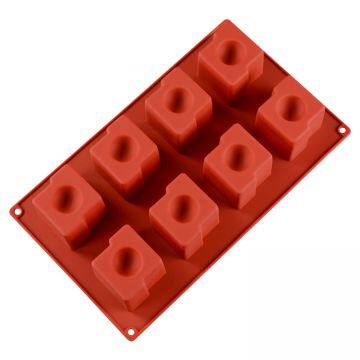 Free Sample Food Grade Heat resistant Nontoxic Silicone Cake Mould Baking Mousse Pudding Mould Tool