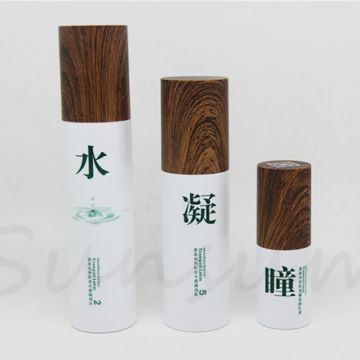 Wooden Cap Lotion Pump Spray 30ml 50ml 80ml Lotion Bottle