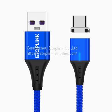 ETOPLINK 2019 New 3A QC3.0 Fast Charging Magnetic USB Cable Support Data photo-3