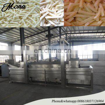 Hot sale fried wheat flour snacks production line/fryer