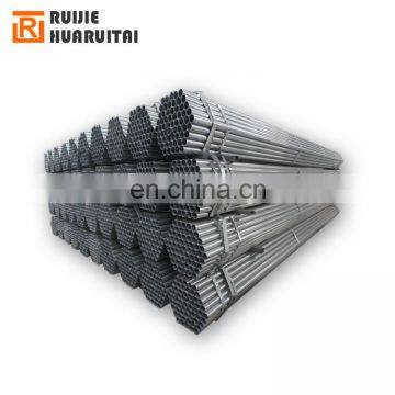 ERW round welded 4 inch hot dipped galvanized steel pipe