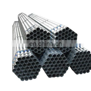 ASTM A53 galvanized schedule 20 hot dip galvanized steel pipe