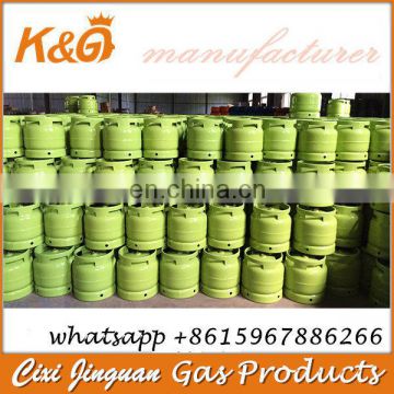 Ghana and Kenya Market 6kg Camping Gas Cylinder LPG Tank Manufacturers Price for Home and Outdoor Cooking