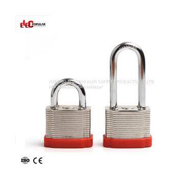 19mm Laminated Steel Shackle Safety Padlocks EP-8561 Metal Body Padlock photo-4