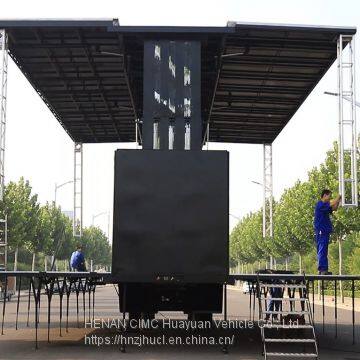 40 ft Mobile Stage Truck Trailer Used for Roadshow photo-2