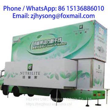 13 m   Mobile LED advertising stage truck