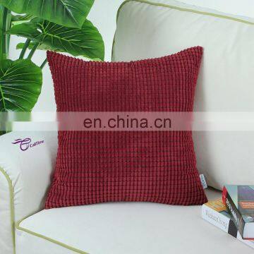 Decorative Red Stretch sofa seat pillow cushion cover for home