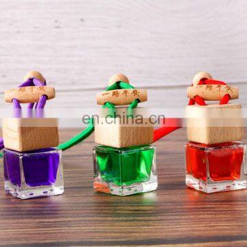 Multi Pockets Promotional Vent Clips Glass Bottle Car Air Freshener 3d photo-4