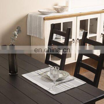 Wholesale Coffee Table Placemat Woven Striped Placemat Table Dish Mat for Dinning Table photo-5