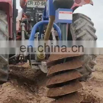 Tractor portable ground hole drill earth auger