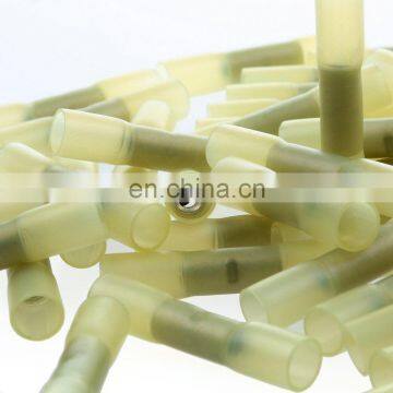 Hampool Good Reputation Yellow 12-10AWG HDPE Electrical Crimp Automotive Shrinkable Waterproof Butt Connectors photo-3