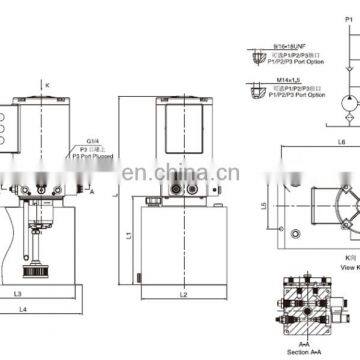 220V Hydraulic Power Pack for Double Scissors Lift Unit photo-5