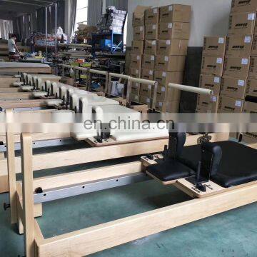 2020 Most Popular High Quality Balance Body Pilates Reformer Machine White Maple Wood Pilates Bed For Yoga photo-4