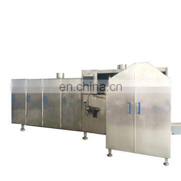 Commercial Full Automatic Waffle Biscuit Gelato Baking Line Kuih Kapit Maker Rolled Sugar Ice Cream Cone