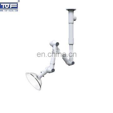 superior quality PP laboratory fume suction arm,universal dust fume extraction arm