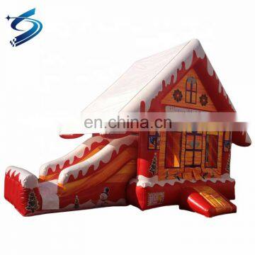 Advertising Christmas Theme Inflatable Jumping Bounce House Bouncer Bouncy Castle for Christmas Decoration