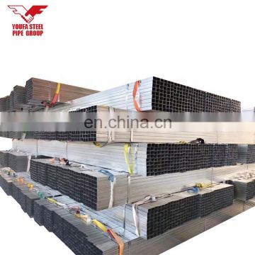 Tianjin tubos de acero galvanizado 10x20 20x30 20x40 rectangular steel tube