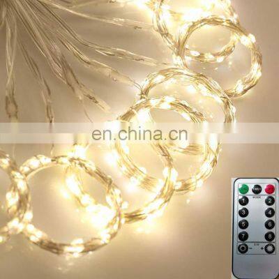 Amazon USB Supply Remote Control Led Light Curtain for Home Holiday Decoration photo-3