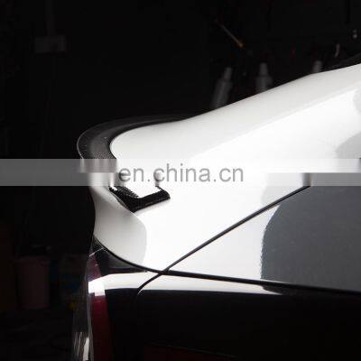 Model3 Tail Spoiler For Tesla Model 3 Y Accessories Spoiler Carbon Fiber ABS Fixed Wing Universal Spoiler Tesla Model s Model x photo-4