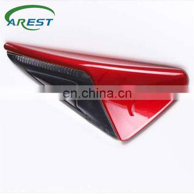 2pcs set Red color For Tesla Model 3 X Y S Car side camera protective cover Decoration cap accessories