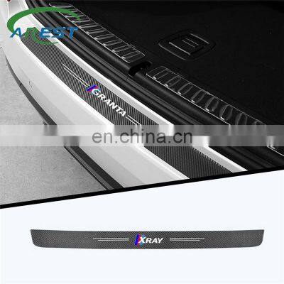 1pc car trunk decorative protective stickers Bumper decoration modification For Lada GRANTA NIVA VESTA XRAY stickers Accessories