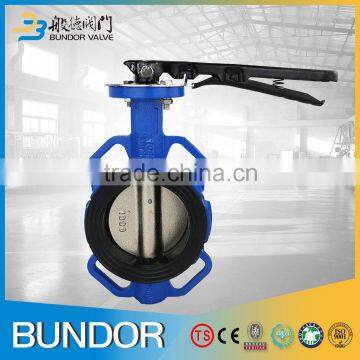 With-Pin Type Wafer Soft Seat Butterfly Valve Cast Iron photo-3