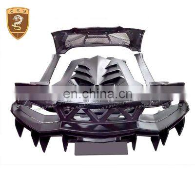 carbon fiber body kit front bumper front lip for Lam-borghini LP700E GT limited edition DMC style