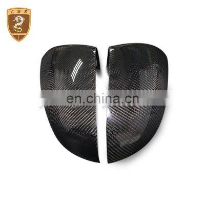 Mansori Style Car Carbon Fiber Side Mirror Covers Body Kits Suitable For Bentley Bentayga Auto Modification Parts