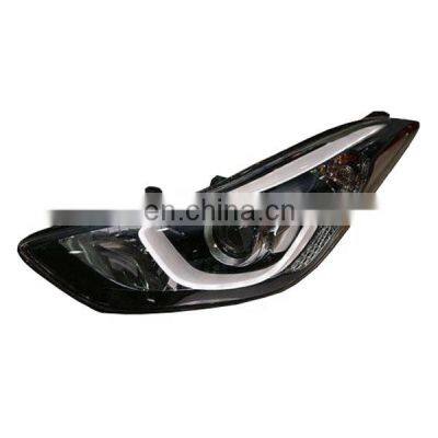 92101-3X420 92102-3X420 LED Headlight  With Lens  For Hyundai Elantra 2014-2016