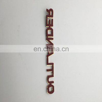 Custom Auto Lettering Logo Emblem Car Tailgate Badge Sticker