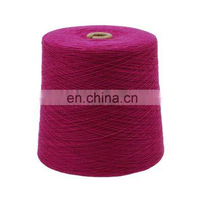 Wholesale customized 3/68NM 85% BCI Cotton 10% Linen 5% Silk Yarn for knitting