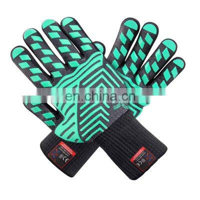 Hot sale 1472 F heat insulation anti-scalding BBQ barbecue silicone gloves