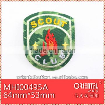 Iron-On and Sew- On uniform badges embroidery patch